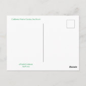 アーバーデーおめでとう！ ポストカード (裏面)