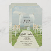 アーバービーチ結婚式ブライダルシャワー 招待状 (正面/裏面)