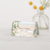 アーバービーチ結婚式プレイス/エスコートカード プレイスカード (裏面)