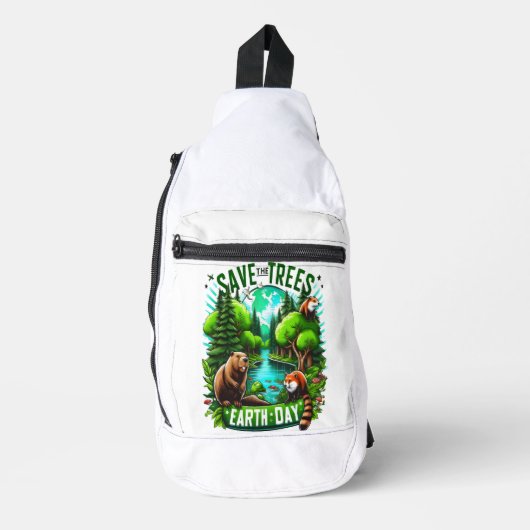 アーバーAnthem Earth day Tee スリングバッグ (正面)