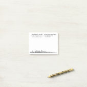 アーバ実在ンエステートパーソナライズされたPost-It®メモ ポストイット (デスク上)