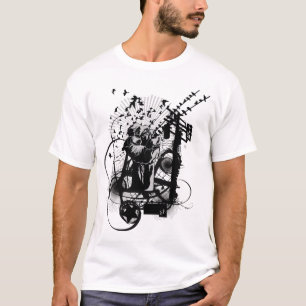 アーバ芸術的ンスタイル初芸術的イラストレーション。 Tシャツ