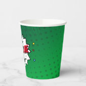 アーパーソナライズされたトポップ・アートの・クリスマス漫画 紙コップ (左)