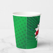 アーパーソナライズされたトポップ・アートの・クリスマス漫画 紙コップ (右)