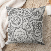 アーパーソナライズされたト忙し・ドードルデザイン クッション (ブランケット)