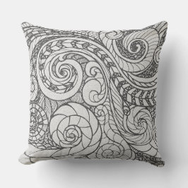 アーパーソナライズされたト忙し・ドードルデザイン クッション