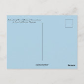 アービューオブダウンタウンララミーワイオミング ポストカード (裏面)