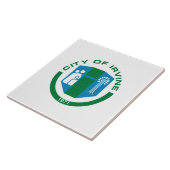 アービン市旗 タイル (側面)