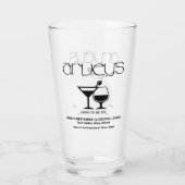 アービーズレストラン&カクテルラウンジ，ニレス， IL タンブラーグラス (裏面)