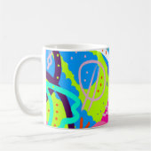 アーファンキーカラフルト コーヒーマグカップ (左)