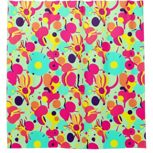 アーファンキートポップ・アートの・シャワー・カーテン シャワーカーテン (正面)