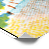 アーフスダンマークヴィンテージトラベルポステ ポスター (角)