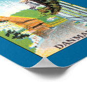 アーフスダンマーク（キャンバス） ポスター (角)