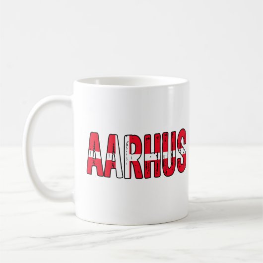 アーフスデンマーク コーヒーマグカップ (左)