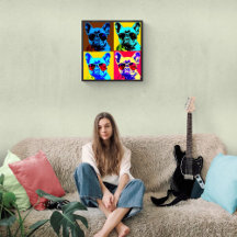 アーフランスのト絵画スタイルのブポップ・アートのルドッグ