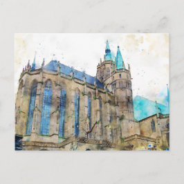 アーフルター・ドム。シュタンシヒト・フォン・エルフルト。 ポストカード