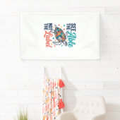 アーブルタートルパズルアウェアネスTシャツデザインを見る 横断幕 (インサイチュ)