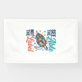 アーブルタートルパズルアウェアネスTシャツデザインを見る 横断幕 (横)
