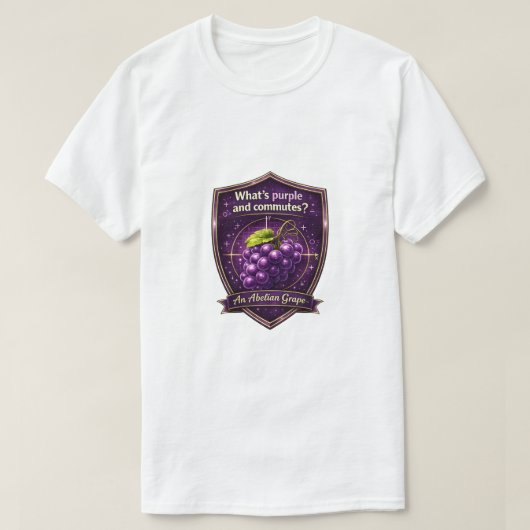 アーベルぶどう Tシャツ (デザイン正面)