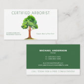 アーボリストの名刺 名刺 (正面/裏面)