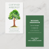 アーボリストの名刺 名刺 (正面/裏面)