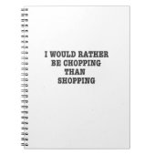 アーボリストの木の外科医チェーンソーのギフト。 ノートブック (正面)