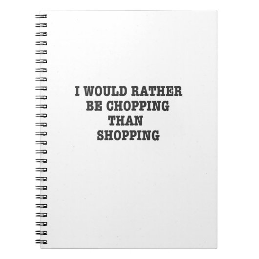 アーボリストの木の外科医チェーンソーのギフト。 ノートブック (正面)