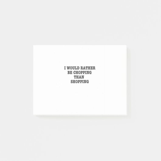 アーボリストの木の外科医チェーンソーのギフト。 ポストイット (正面)