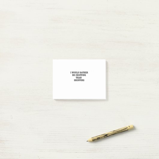 アーボリストの木の外科医チェーンソーのギフト。 ポストイット (デスク上)