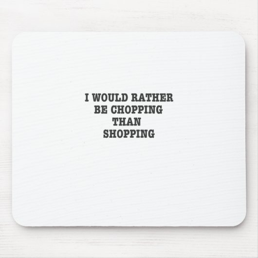 アーボリストの木の外科医チェーンソーのギフト。 マウスパッド (正面)