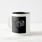 アーボリストの木の外科医チェーンソー ツートーンマグカップ (正面左)