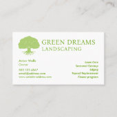 アーボリストツリ気にー 名刺 (正面)