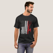 アーボリスト アメリカ国旗 アメリカ ツリーサージェン Tシャツ (正面フル)