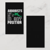 アーボリスト·ツリー·クライマー·アーボリカルチュリスト·ルンバージャック 名刺 (正面/裏面)