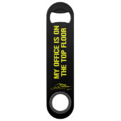 アーボリスト：『私のオフィスは最上階にある』 スピード栓抜き (裏面)