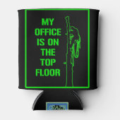 アーボリスト：『私のオフィスは最上階にある』緑 缶クーラー (正面)