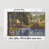 アーボンデールパーク、バーミンガム、AL ポストカード (正面/裏面)