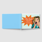 アーポップ・アートのトおもしろい21歳の誕生日 ゲストブック (全面)