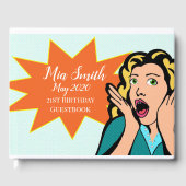 アーポップ・アートのトおもしろい21歳の誕生日 ゲストブック (正面)