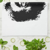 アーポップ・アートのトおもしろい・チンパンジー キッチンタオル (折り畳み)