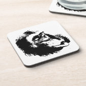 アーポップ・アートのトおもしろい・チンパンジー コースター (左側)