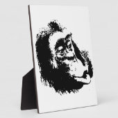 アーポップ・アートのトおもしろい・チンパンジー フォトプラーク (側面)