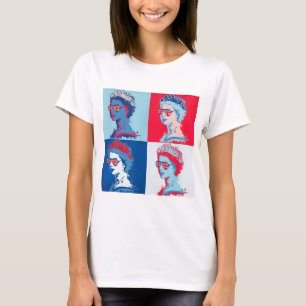 アーポップ・アートのトおもしろいHMクイーン Tシャツ