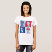 アーポップ・アートのトおもしろいHMクイーン Tシャツ (正面フル)