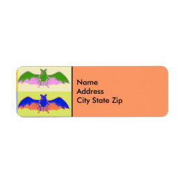 アーポップ・アートのトこうもり ラベル