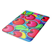 アーポップ・アートのトさくらんぼバースト バスマット (アングル)