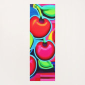 アーポップ・アートのトさくらんぼバースト ヨガマット (裏面)