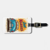 アーポップ・アートのトたった今結婚しました ラゲッジタグ (正面横)