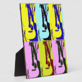 アーポップ・アートのトのギター フォトプラーク (側面)