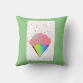 アーポップ・アートのトアイスクリームコーンキッズ装飾用クッション クッション (裏面)